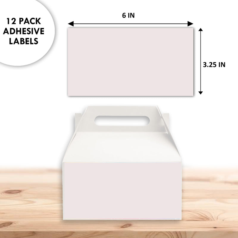 Rectangular Adhesive Labels For Box