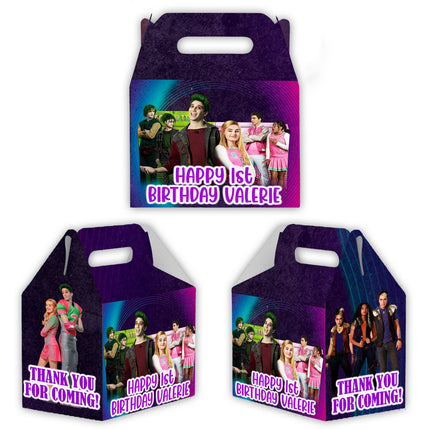Zombies Candy Gable Box for Birthday Party Favors 12 Pack - 4.4x4.5in