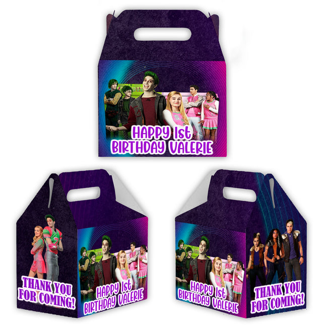 Zombies Candy Gable Box for Birthday Party Favors 12 Pack - 4.4x4.5in