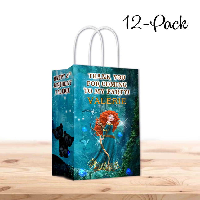 Brave Bags with Handles for Kids Gift Favor Birthday Party - 12pack