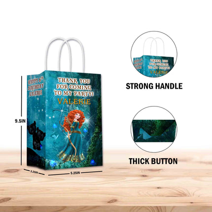 Brave Bags with Handles for Kids Gift Favor Birthday Party - 12pack