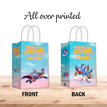 TOTS Bags with Handles for Kids Gift Favor Birthday Party - 12pack #Pink