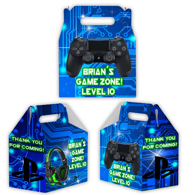 Video Game Candy Gable Box for Birthday Party Favors 12 Pack - 4.4x4.5in