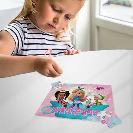 Alice Bakery Puzzle with Name Kids Jigsaw Gift Son Daughter Birthday | 30pcs 7.5x9.5in