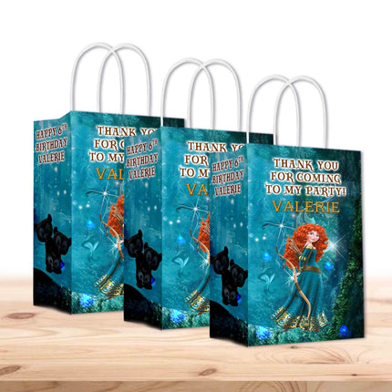 Brave Bags with Handles for Kids Gift Favor Birthday Party - 12pack