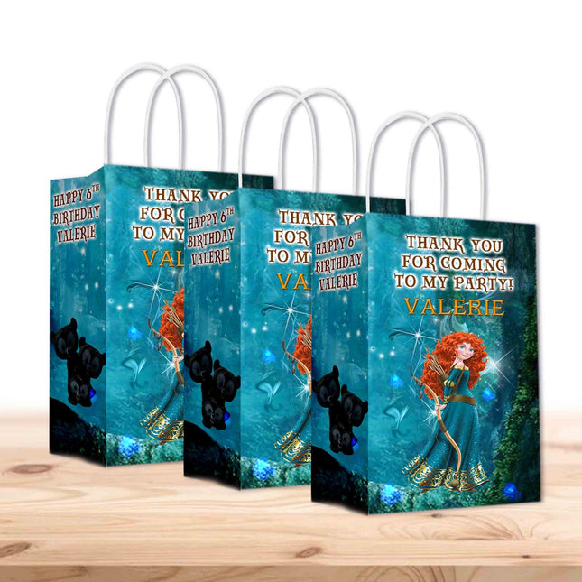 Brave Bags with Handles for Kids Gift Favor Birthday Party - 12pack