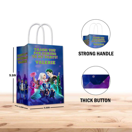 Zombies Bags with Handles for Kids Gift Favor Birthday Party - 12pack