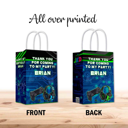 Video Game Bags with Handles for Kids Gift Favor Birthday Party - 12pack