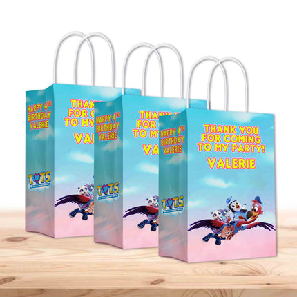 TOTS Bags with Handles for Kids Gift Favor Birthday Party - 12pack #Pink