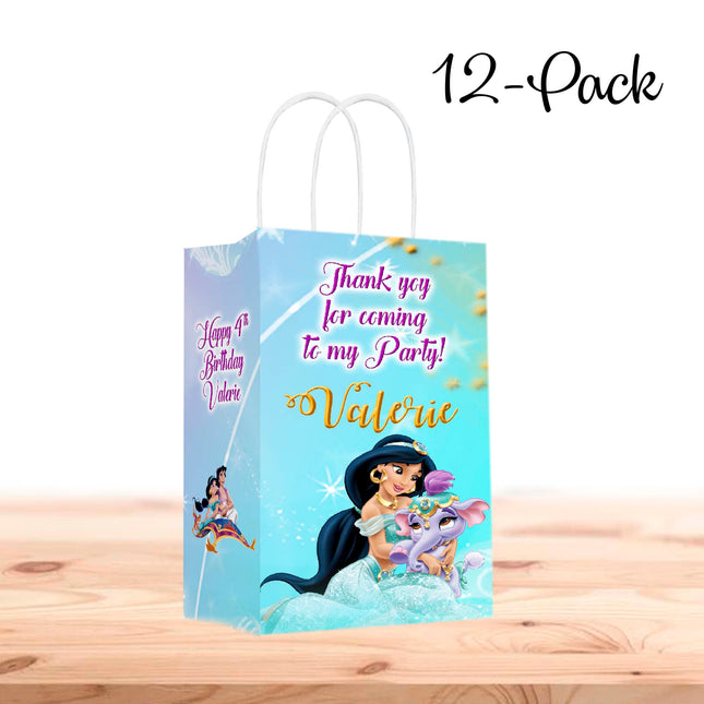 Jasmine Bags with Handles for Kids Gift Favor Birthday Party - 12pack
