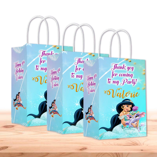 Jasmine Bags with Handles for Kids Gift Favor Birthday Party - 12pack