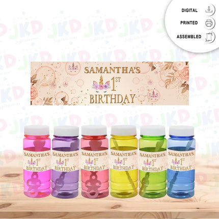 Unicorn Face Bubbles - Digital and physical options