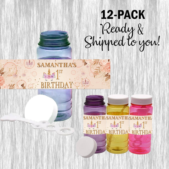 Unicorn Face Bubbles - Digital and physical options
