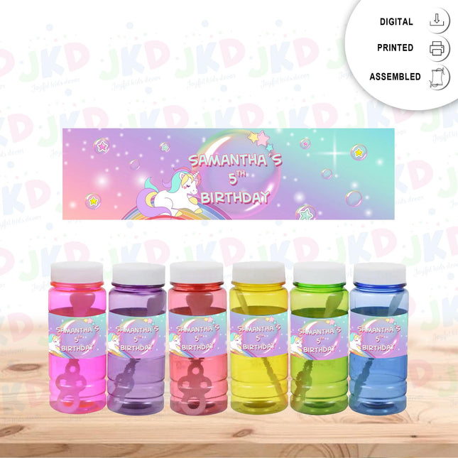 Unicorn Bubbles - Digital and physical options