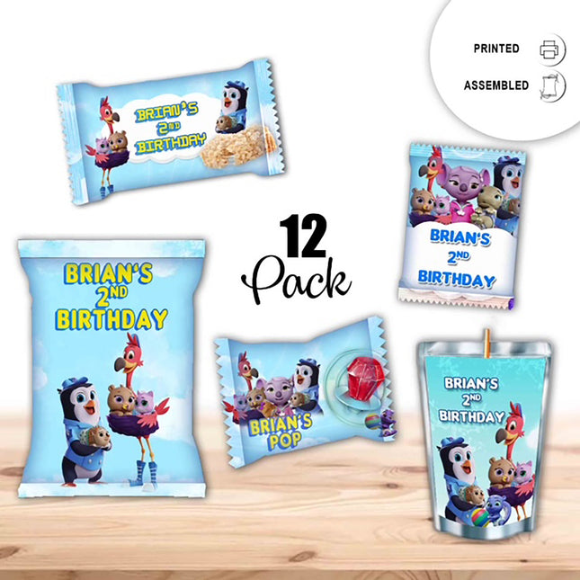 TOTS Party Snacks Favor for Birthday Bundle Labels or Finished Snacks #Blue