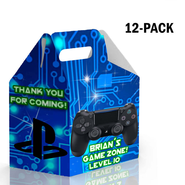 Video Game Candy Gable Box for Birthday Party Favors 12 Pack - 4.4x4.5in