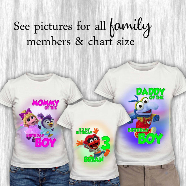 Muppet Babies Birthday Boy & Family Matching Shirts