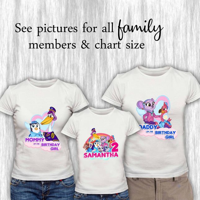 TOTS Birthday Girl & Family Matching Shirts #Rainbow