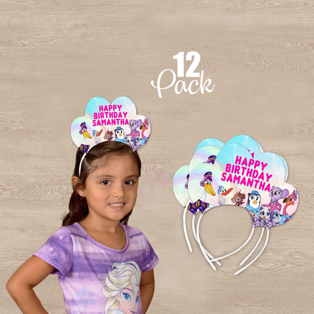 TOTS Birthday Tiara Headband for Girl Party Favor Customized 12pack
