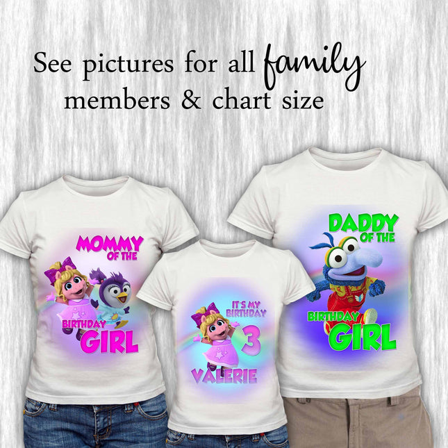Muppet Babies Birthday Girl & Family Matching Shirts
