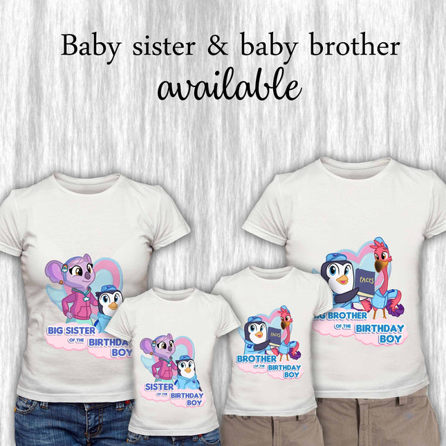 TOTS Birthday Boy & Family Matching Shirts