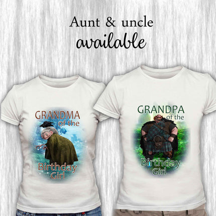 Brave Birthday Girl & Family Matching Shirts
