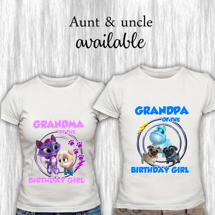 Puppy Dog Pals Birthday Girl & Family Matching Shirts #Style 2