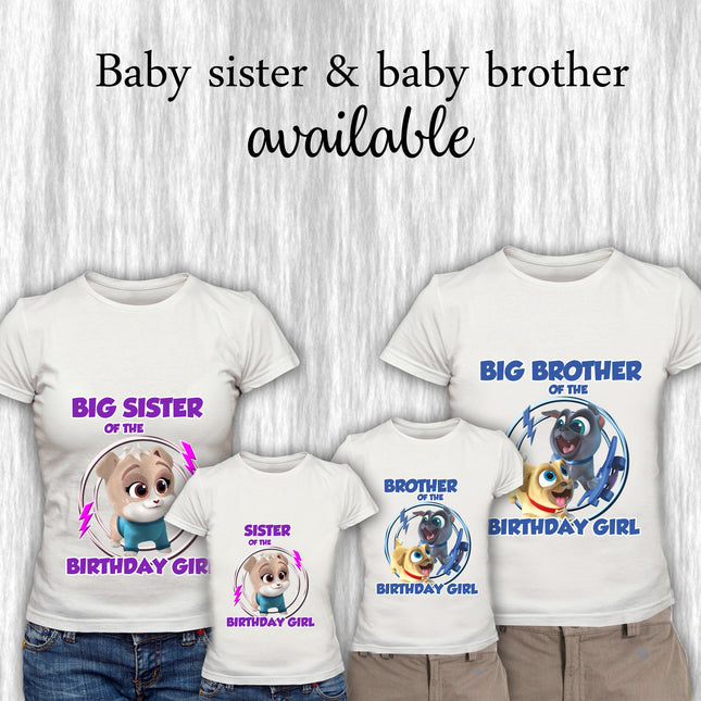 Puppy Dog Pals Birthday Girl & Family Matching Shirts #Style 2