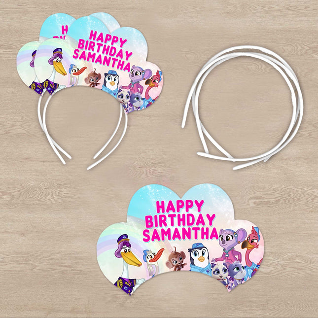 TOTS Birthday Tiara Headband for Girl Party Favor Customized 12pack