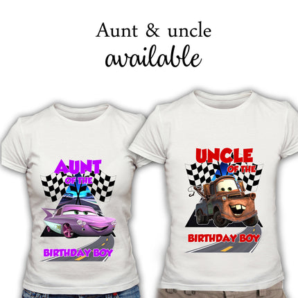 Cars Birthday Boy & Family Matching Shirts