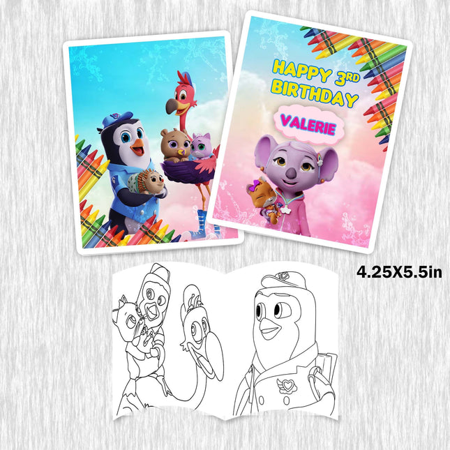 TOTS Mini Coloring Books with crayons - 12pk