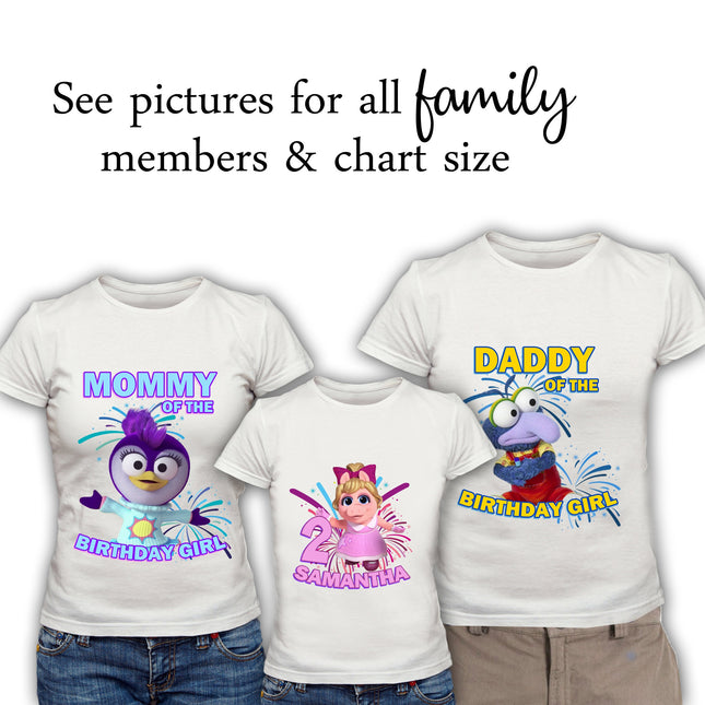 Muppet Babies Birthday Girl & Family Matching Shirts #Style 2
