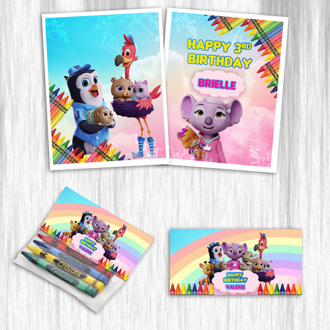 TOTS Mini Coloring Books with crayons - 12pk