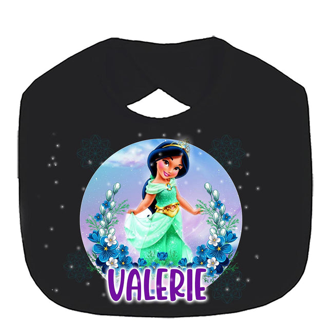 Jasmine Baby Bib With Name Custom Gift for Shower Boy Girl Son Daughter