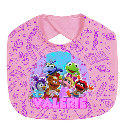 Muppet Babies Baby Bib With Name Custom Gift for Shower Girl Daughter