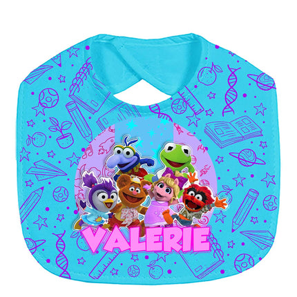 Muppet Babies Baby Bib With Name Custom Gift for Shower Girl Daughter