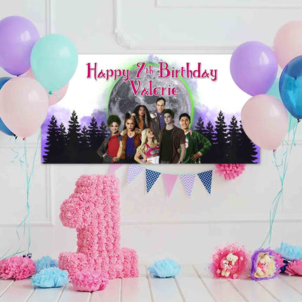 Zombies Birthday Banner Weatherproof Vinyl for Party Decor | Custom Outdoor Sign With Grommets 20x40in