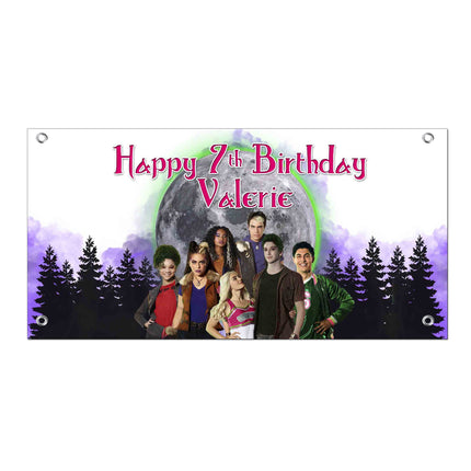 Zombies Birthday Banner Weatherproof Vinyl for Party Decor | Custom Outdoor Sign With Grommets 20x40in