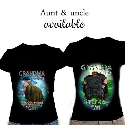 Brave Birthday Girl & Family Matching Shirts