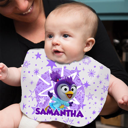 Muppet Babies Baby Bib With Name Custom Gift for Shower Girl Daughter