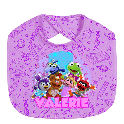 Muppet Babies Baby Bib With Name Custom Gift for Shower Girl Daughter