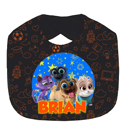 Puppy Dog Pals Baby Bib With Name Custom Gift for Shower Boy Girl Son Daughter