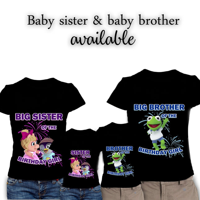 Muppet Babies Birthday Girl & Family Matching Shirts #Style 2