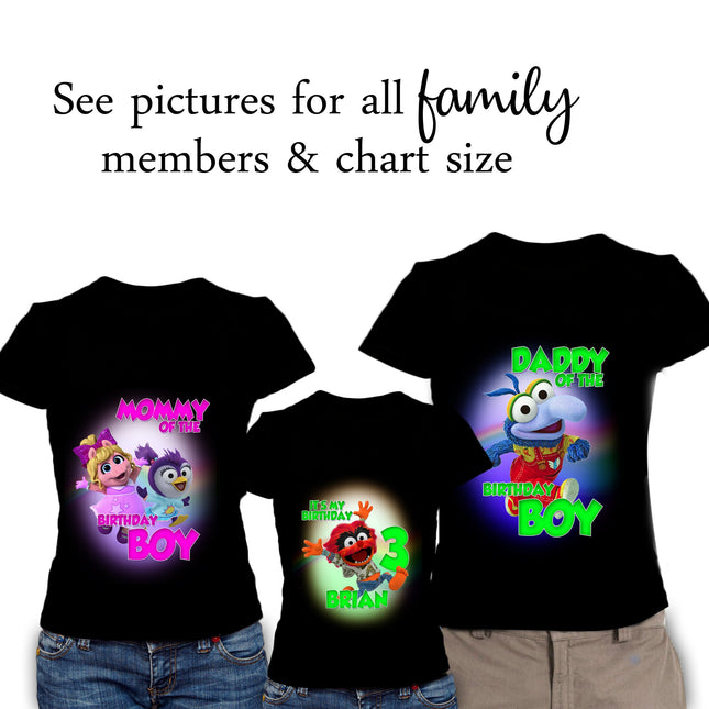 Muppet Babies Birthday Boy & Family Matching Shirts