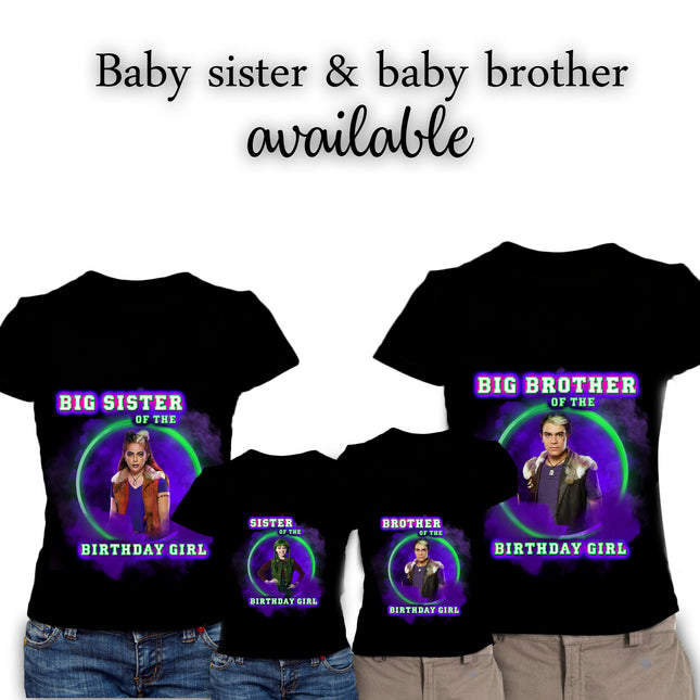 Zombies Birthday Girl & Family Matching Shirts