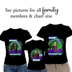 Zombies Birthday Boy & Family Matching Shirts
