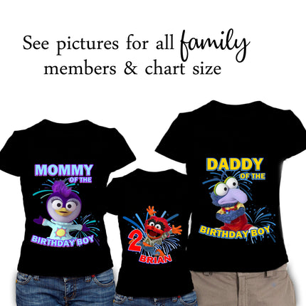 Muppet Babies Birthday Boy & Family Matching Shirts #Style 2