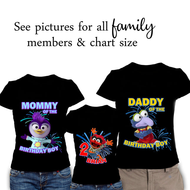 Muppet Babies Birthday Boy & Family Matching Shirts #Style 2