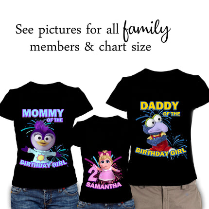 Muppet Babies Birthday Girl & Family Matching Shirts #Style 2