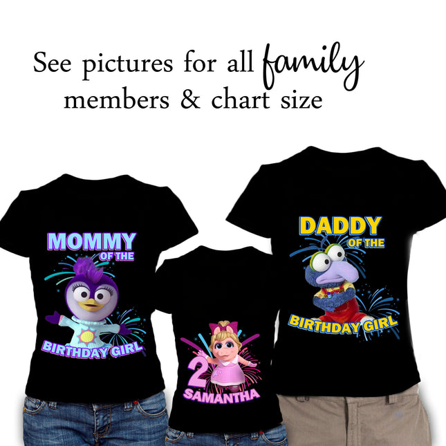 Muppet Babies Birthday Girl & Family Matching Shirts #Style 2